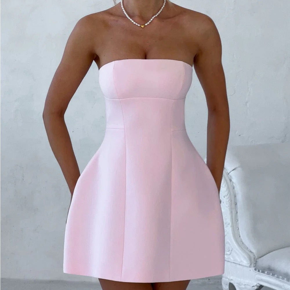 Babyboo NEW WITH TAGS pink Asha Mini Dress Blush